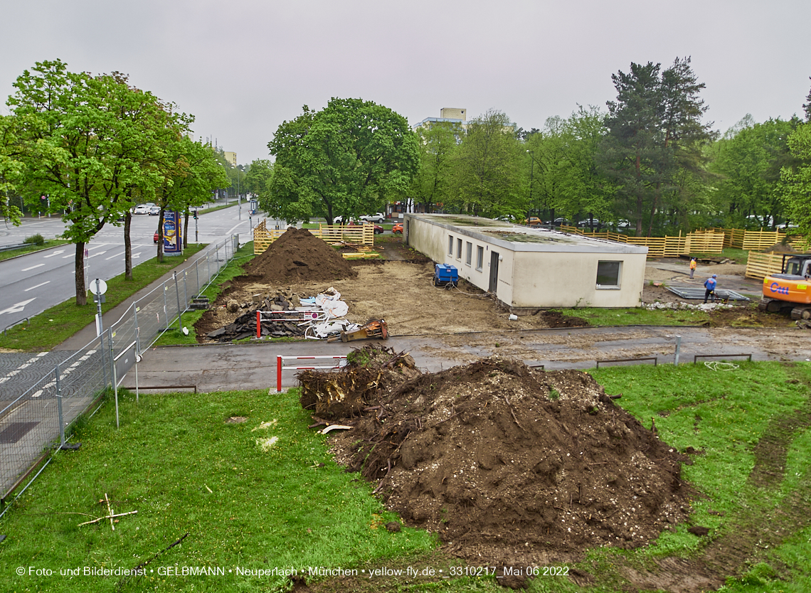 05.05.2022 - Baustelle am Haus für Kinder in Neuperlach